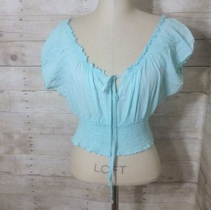 Zootzu, Blue crop top, size M